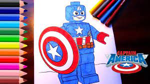 Captain america coloring pages lego. Captain America Coloring Pages For Kids Lego Captain America Coloring Book For Kids Youtube