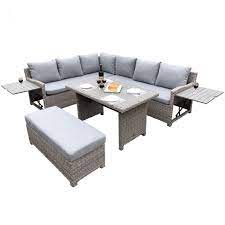This allows us to buy at competitive prices and, most importantly, pass any savings on to you. Birmingham Grey Outdoor Sofa Corner Dining Set Corner Dining Set Outdoor Furniture Sets Dining Set
