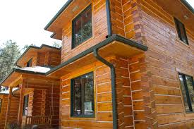 Stripping methods include blasting with: Log Home Restoration Colorado Douglas County Log Home Staining Chinking Maintenance