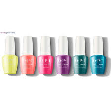 Opi Gelcolor Complete Neon Collection 6 X 15ml Bottles