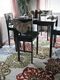Table measurement is 44w x 44l x 30h and the chairs are 17.25w x 21.75d x 38.5h. Big Lots Dining Room Makeover Reveal