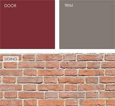 A Fresh Take On The Classic Red Front Door Is To Go Warmer With A Red Orange Hue Or Cooler With A Red Brick Exterior House House Paint Exterior Red Brick House