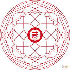 The basic form of most mandalas is a circle in which are depicted symbolic gates of the cosmos. Printable Sri Yantra Shefalitayal