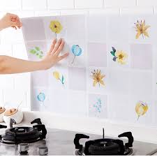 Made from plastic and aluminum foil, easy wipe to remove the stains! 2019 Oil Proof Sticker Aluminized Paper Self Adhesive Kitchen Wall Stickers Waterproof Wallpaper High Temperature Resistance Buy At The Price Of 1 78 In Aliexpress Com Imall Com