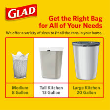 Maybe you would like to learn more about one of these? Glad Tall Kitchen Drawstring Trash Bags 13 Gallon 90 Ct Walmart Com Walmart Com