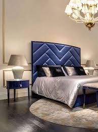 Heritage Collection Radames Bed Emile Bedside Table And Trocadero Bench Www Luxurylivinggroup Com Herit Upholstered Walls Luxurious Bedrooms Bedroom Design