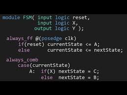 Functions are used to group code segments which can then be used multiple (no limit) times. How To Write An Fsm In Systemverilog Systemverilog Tutorial 1 Youtube