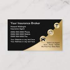 Insurance Broker Business Cards Zazzle Com Insurance Broker Insurance Business Insurance