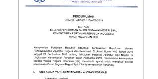 Check spelling or type a new query. Kementan Buka 518 Formasi Untuk Cpns 2019 Ini Persyaratannya Kompas Com Line Today