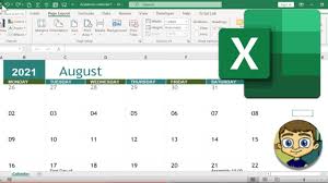 Customize and download 2021 excel calendar. Creating A Calendar In Excel Youtube