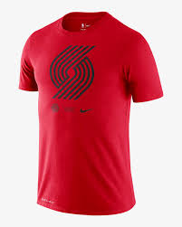 Nba logos through the years. Portland Trail Blazers Logo Men S Nike Dri Fit Nba T Shirt Nike Com