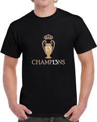 Real madrid kiest komend seizoen voor een opvallend derde shirt. Real Madrid Champions League Trophy Soccer Spain 13 T Shirt