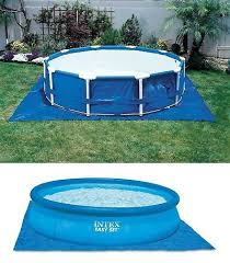 Above Ground Pools 116405 Intex 15 Ground Cover Swimming Pool Cloth Protector Tarp Sheet Buy It Now Only 23 03 On Ebay Pools In Ground Pools Intex Pool
