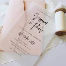 Simple Transparent Translucent Diy Wedding Invitation For Beach Wedding Beach Wedding Invitations Wedding Invitations Diy Simple Invitation
