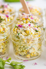 Because you're eating the whisk together mayonnaise, chives, chopped cilantro leaves and stems, jalapeño, lime zest and juice, chili powder, pepper, salt, and half of the cheese in a. Mexican Street Corn Salad With Hatch Chiles Esquites 40 Aprons