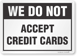 Plus receive a single statement and deposit, the same way you do for all card brands you accept at your business. We Do Not Accept Credit Cards Sign By Smartsign 10 X 14 Plastic Amazon Com Garden Outdoor