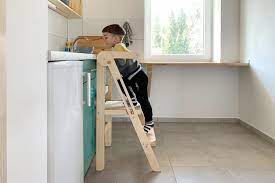 Toddler Kitchen Helper Tower Peak With Folding Etsy