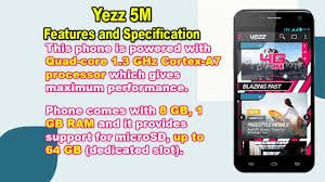 Features and Specification of Yezz 5M ...
