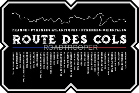Route Des Cols Pyrenees France Tour T Shirts France Pyrenees