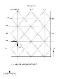 How To Make A Diamond Pattern Espalier Creating A Belgian Fence Diamond Wall Pattern Diamond Pattern Accent Wall Designs