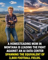 A Montana mother is leading the opposition to a proposed AI data center  that she says could forever change the character of her community. The  project is reportedly expected to cover an