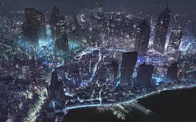 The best quality and size only with us! Hd Wallpaper Aerial Photography Of City Escape During Nighttime Digital Art Wallpaper Flare