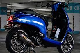 Scoopy karbu 2010 (modif ga harus mahal ). Modifikasi Honda Scoopy Cafe Racer Asal Bali Ini Modalnya Rp 5 Jutaan Gridoto Com