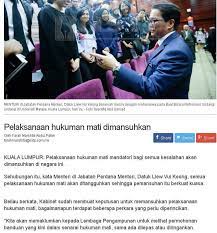 Jika melibatkan hukuman mati, maka mahkamah perlu menjatuhkan hukuman mati mandatori tanpa sebarang pilihan atau gantian lain. Hukuman Mati Dimansuhkan Syabass Johorean Tigers Jdt Facebook