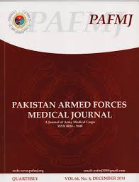 Vol 64 No 4 2014 December Pakistan Armed Forces Medical