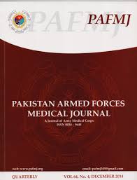 vol 64 no 4 2014 december pakistan armed forces medical