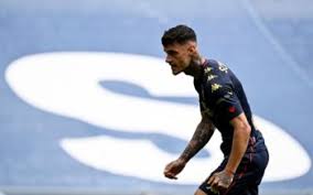 Il calciatore del genoa gianluca scamacca. U936 Zc328he3m
