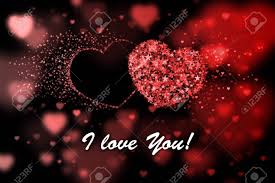 I love you and the candle light. I Love You Red Hearts Background With Bokeh Effect Stock Photo Picture And Royalty Free Image Image 49542396