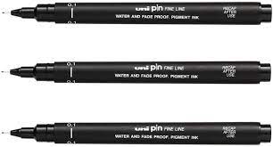 These pens are smooth and have a reliable ink flow and are odourless. Uni Ball Pin Drawing Pen Fineliner Ultra Fine Line Amazon De Computer Zubehor