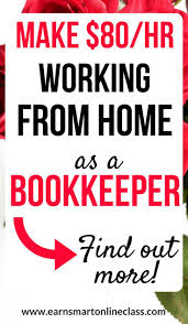 How To Become A Bookkeeper With No Experience Work From Home Jobs Make Money From Home Make Money Writing