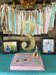 Young Wild Three Tribalparty Boho Birthday Teepee Pink Gold Seafoam Third Birthday Girl Girls 3rd Birthday Boho Birthday Party