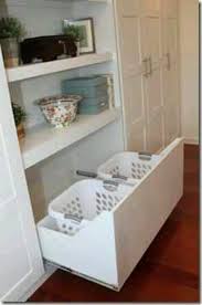 Laundry Basket Hideaway Closet Bedroom Ikea Pax Wardrobe Home