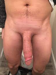 Man Showing His Shaved Monstercock - Cock Picture Blog