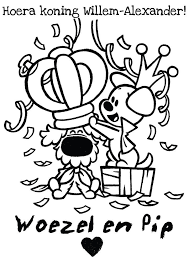 Woezel En Pip Knutselen Koningsdag Kleurplaten En Knutselen Dreumes