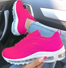 Nike Air Max 97 Black Pink And Blue Epingle Sur Smile