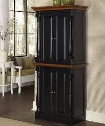 Loving This Black Distressed Oak Monarch Black Oak Pantry Kitchen Pantry Cabinet Freestanding Free Standing Kitchen Cabinets White Kitchen Storage Cabinet