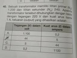 Sebuah transformator memiliki 1500 lilitan primer dan 300 lilitan sekunder bila tegangan sekunder transformator tersebut 3 volt. Sebuah Transformator Memiliki Lilitan Primer Np 1200 Dan Lilitan Sekunder Ns 240 Apabila Brainly Co Id
