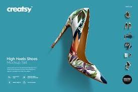 High Heels Shoes Mockup Set High Heel Shoes Shoes High Heels