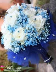 Home Wedding Inspiration Wedding Color Schemes Blue Wedding Flowers Wedding Flowers Wedding Bouquets
