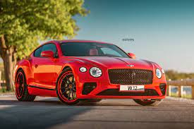 Curiously, we prefer the least expensive of the continental gt's four models, the continental gt v8 coupe. How Much Red Is Too Much Meet Strasse S Custom Bentley Continental Gt Carscoops