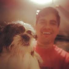 The smell of a wet dog after a shower.