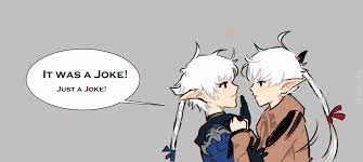 These two are pretty darn similar but aesa's older age has mellowed out a good portion of that feral energy. Alisaie X Wol Alisaie Leveilleur Final Fantasy Wiki Fandom You Alisaie She Was At A Loss For Words Izlesik