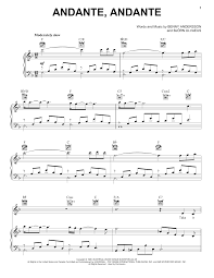 Abba Andante Andante From Mamma Mia Here We Go Again Sheet Music Notes Chords Score Download Printable Pdf Mamma Mia Sheet Music Sheet Music Notes