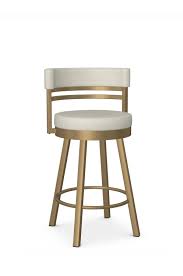 Gold metal bar stools with backs. Buy Amisco Ronny Swivel Stool Free Shipping Barstool Comforts