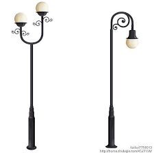 Aluminium Decorative Street Lighting Pole Used Parking Lot Light Poles Decorative Street Lighting Street Lamp Lamp