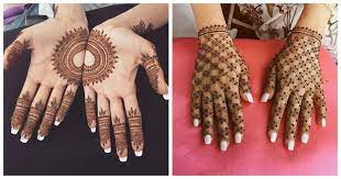 Mandhi desgined / wedding mehndi 20 trending brida. 20 Simple Mehndi Designs For The Minimalist Bride Bridal Mehendi And Makeup Wedding Blog
